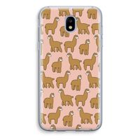 Alpacas: Samsung Galaxy J5 (2017) Transparant Hoesje Alpacas: Samsung Galaxy J5 (2017) Transparant Hoesje