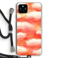 Lichte Wolken: Pixel 5a 5G Transparant Hoesje met koord