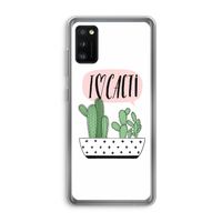 I love cacti: Samsung Galaxy A41 Transparant Hoesje