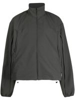 Affix high-neck zip-up jacket - Gris - thumbnail