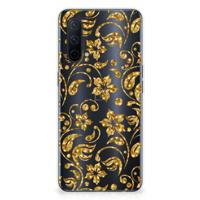 OnePlus Nord CE 5G | TPU Case | Gouden Bloemen