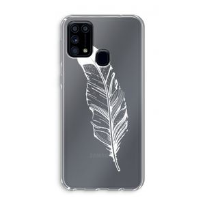 Pluim: Samsung Galaxy M31 Transparant Hoesje