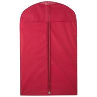 2x Beschermhoes voor kleding rood 100 x 60 cm   -