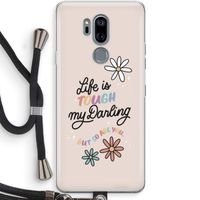 Tough Life: LG G7 Thinq Transparant Hoesje met koord