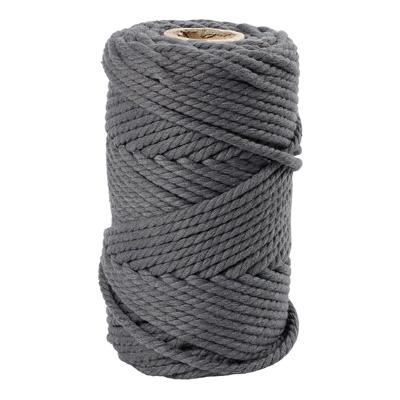 Creativ Company Macrame koord grijs, 55m