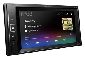 Pioneer DMH-A240DAB Autoradio met scherm dubbel DIN Aansluiting voor stuurbediening, Aansluiting voor achteruitrijcamera, Bluetooth handsfree, DAB+ tuner