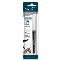 Pica 532/52 Permanent Pen | 1-2mm | Rond | Wit | Blister - PI53252SB