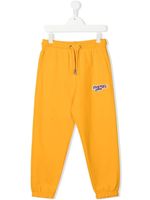 Diesel Kids pantalon de jogging à logo brodé - Orange