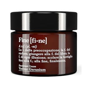 Fine Cosmetic Vetiver Geranium 50g Unisex Deodorantcrème 1 stuk(s)