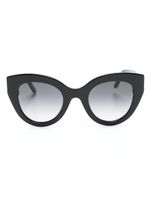 Alexander McQueen Eyewear lunettes de soleil à monture oversize - Noir