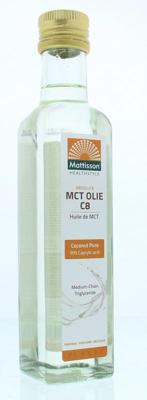 Mattisson MCT olie C8 - coconut pure - 99% caprylic acid Mattisson MCT olie C8 - coconut pure - 99% caprylic acid