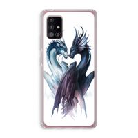 Yin Yang Dragons: Samsung Galaxy A51 5G Transparant Hoesje