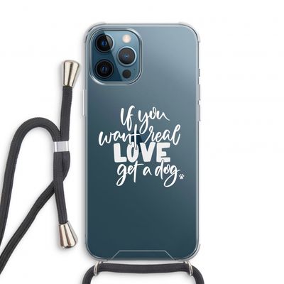 Partner in crime: iPhone 12 Pro Transparant Hoesje met koord