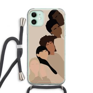 Sweet creatures: iPhone 11 Transparant Hoesje met koord