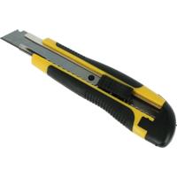 Afbreekmes - profi - snijmes - werkmes - 18 mm - geel