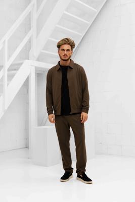 Cou7ure Essentials Reflection Trainingspak Heren Bruin - Maat S - Kleur: Bruin | Soccerfanshop