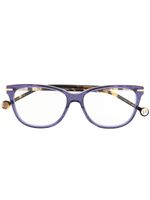 Carolina Herrera lunettes de vue à monture d'inspiration wayfarer - Violet