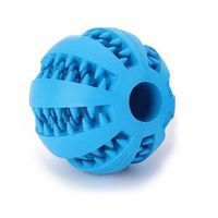 Honden snackbal rubber blauw