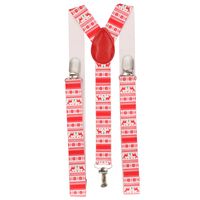 Chaks Kerst bretels - rood - voor volwassenen -?  one size   -