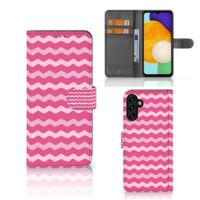 Samsung Galaxy A04s | Samsung Galaxy A13 5G | Telefoon Hoesje | Waves Pink