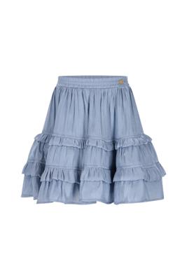 Le Chic winter rok meisjes - blauw - Thamsin - ruffle