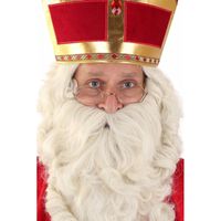 Sinterklaas bril goudkleurig   -