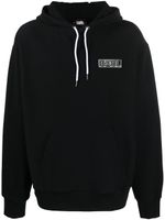 Karl Lagerfeld hoodie Ikonik en coton biologique - Noir