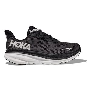 Hoka Clifton 9 hardloopschoenen zwart/wit dames 38