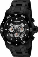 Horlogeband Invicta 25334.01 Staal Zwart 19mm