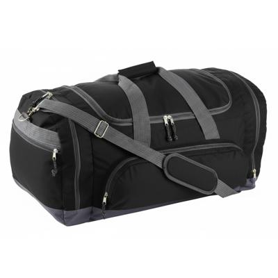 Sporttas of Reistas Dubay - 69 x 34 x 36 cm - 4 vakken - zwart - met draagriem