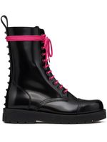 Valentino Garavani bottines Untitled en cuir - Noir