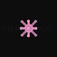 Tongpiercing tickler licht roze