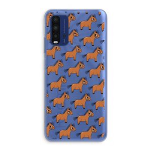 Pony: Xiaomi Redmi 9T Transparant Hoesje
