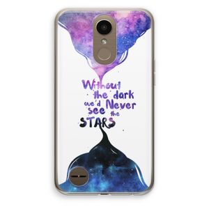 Stars quote: LG K10 (2017) Transparant Hoesje