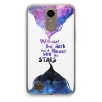 Stars quote: LG K10 (2017) Transparant Hoesje