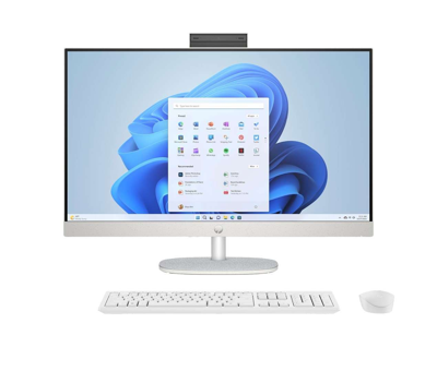 HP 27-cr0232nw AMD Ryzen™ 5 7520U 68,6 cm (27") 1920 x 1080 px All-in-One PC 16 GB LPDDR5-SDRAM 512 GB SSD Windows 11 Home Wi-Fi 6 (802.11ax) Wit