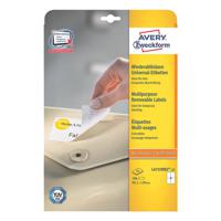 Avery Afneembare Etiketten, wit, 99,1 x 139,0 mm, afneembaar - thumbnail
