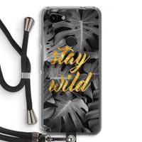 Stay wild: Pixel 3a Transparant Hoesje met koord