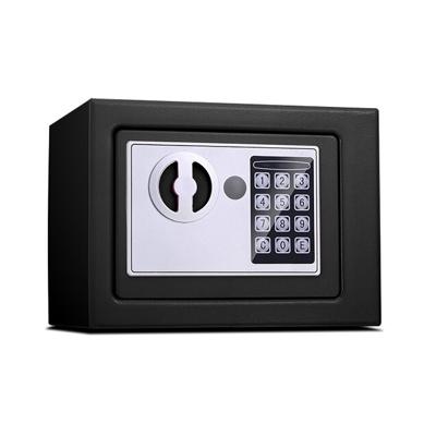17E Home Mini elektronische beveiliging Lock box Wandkast kluis zonder munt bediende functie (Obsidiaan zwart)