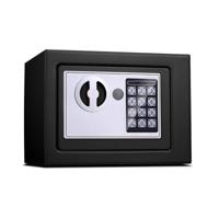 17E Home Mini elektronische beveiliging Lock box Wandkast kluis zonder munt bediende functie (Obsidiaan zwart)