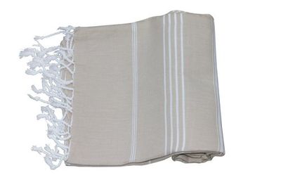 Hamamdoek 100%katoen 100x180cm Beige