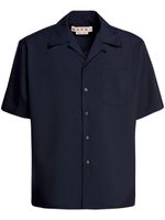Marni chemise Tropical en laine - Bleu Marni chemise Tropical en laine - Bleu