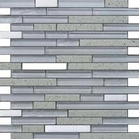 Mozaïek tegels Kwarts Wit 30x30 - Rechthoek Wandtegels Glas