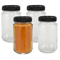 Weckpot/inmaakpot - 12x - glas - 320 ml - met schroefdop - transparant