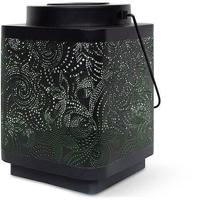 Lantaarn op zonne-energie - GARDEN ID Attract - Groen 11 x 11 h15 cm - 6 tot 8 uur autonomie - Mobiel - Aan/uit knop.