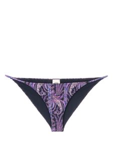 ISABEL MARANT bas de bikini à imprimé bandana - Bleu