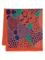 Missoni Pre-Owned foulard à motif géométrique (années 1980) - Orange - thumbnail