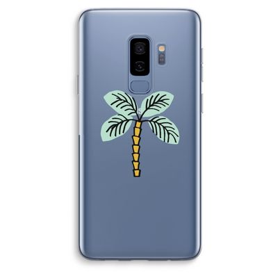 Palmboom: Samsung Galaxy S9 Plus Transparant Hoesje