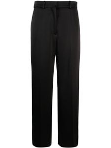 Lanvin pantalon droit à fini satiné - Noir