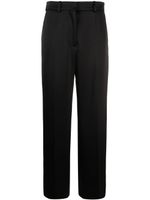 Lanvin pantalon droit à fini satiné - Noir